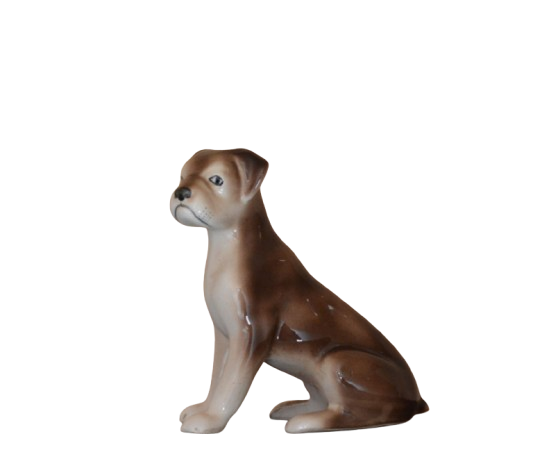 BOXER DOG FIGURINE(PREVIOUSLY OWNED) GOOD CONDITION