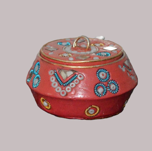 PINK LIDDED TRINKET POT - TMD167207