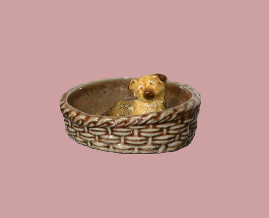 WADE TRINKET DISH WITH A DOG INSET - TMD167207