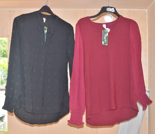 Women’s Top Bundle – Black & Red, Size S - TMD167207