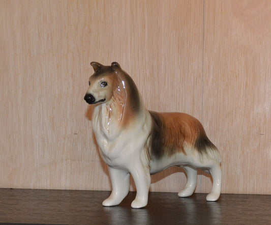 DOG FIGURINE ROUGH COLLIE