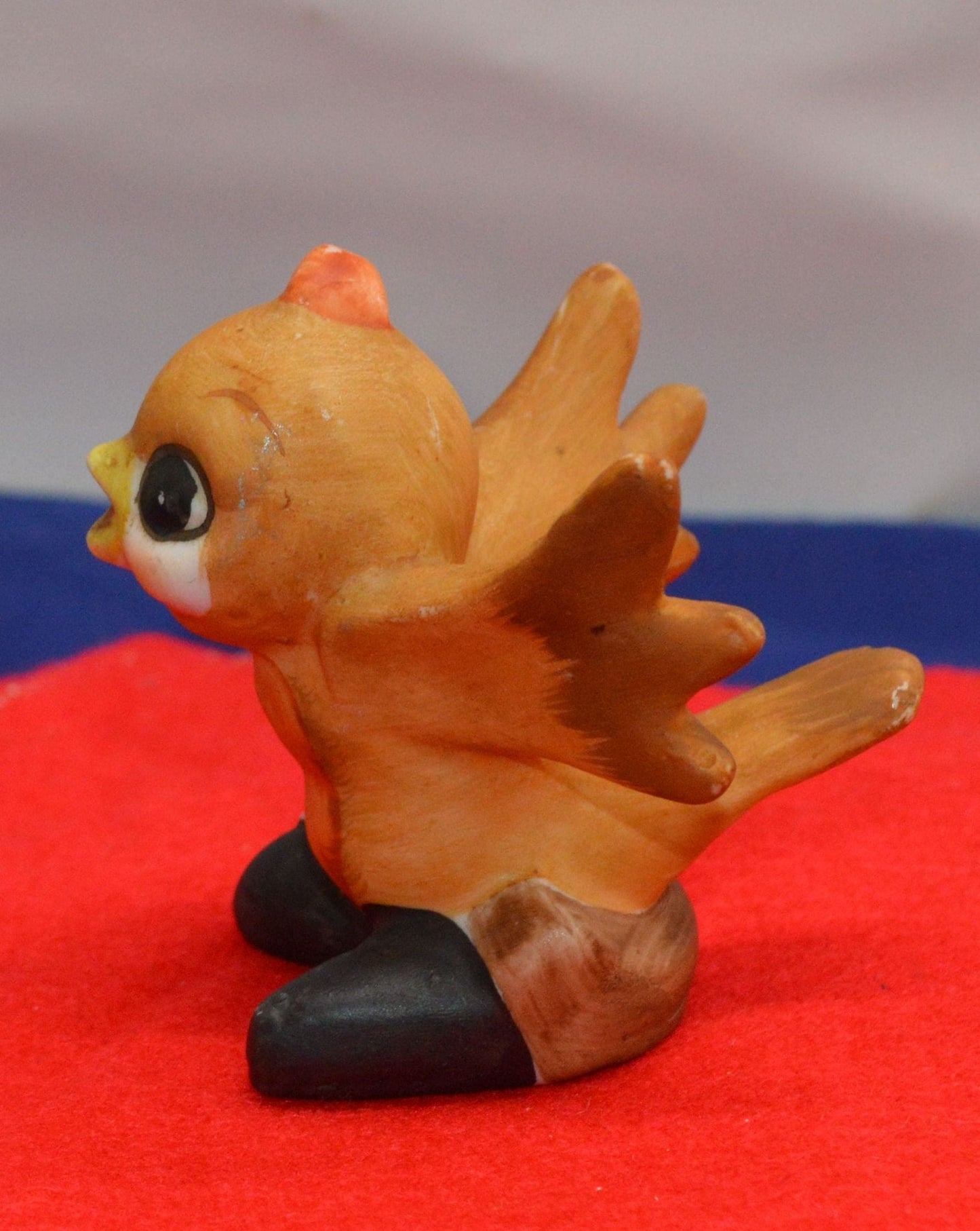 Hand-Painted Bird Figurine | Vintage Collectible Decor - TMD167207