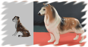 Ornamental Boxer Dog & Rough Collie Duo - £7.36 - TMD167207