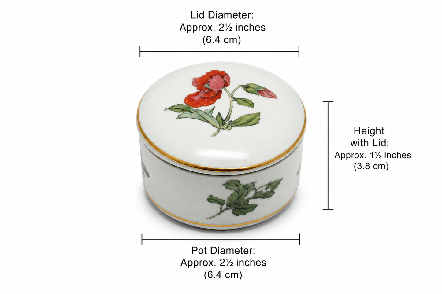 Palissy Petite Collection Trinket Pot – Royal Worcester