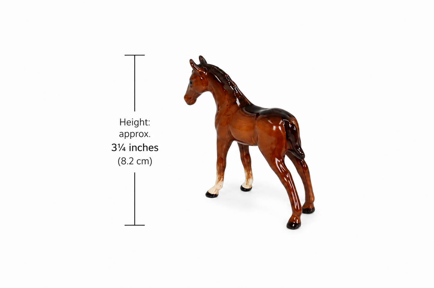 Vintage Beswick Horse Figurines JBH 30 Standing Foal & Beswick 915 Seated Foal – England