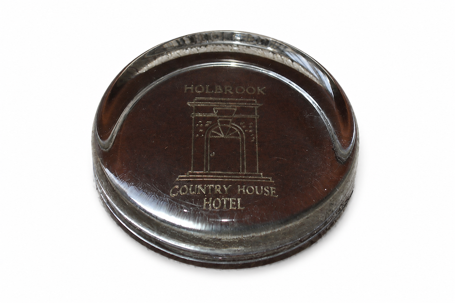 Holbrook Country House Hotel Glass Paperweight Collectible