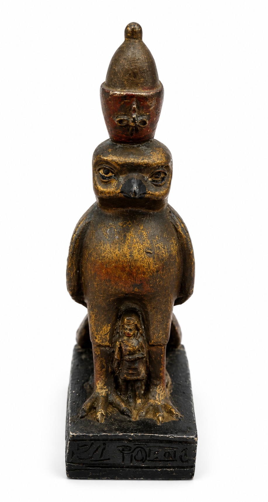 Egyptian Themed Decorative Ornaments Set of 4 – Sphinx, Pyramid, Horus & Bust