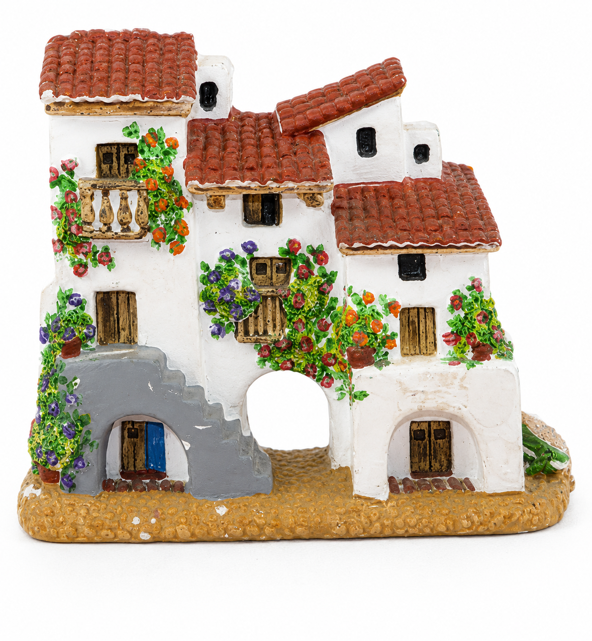 Hand Made Hand Decorated Hanging Village House Ornament