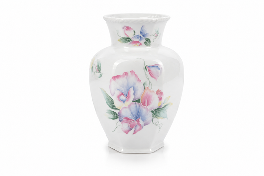 Aynsley Hexagonal Vase – Little Sweetheart Fine Bone China