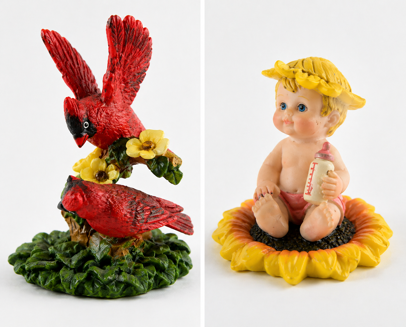 Collection of Five Small Ornaments – Mixed Decorative Figurine Lot