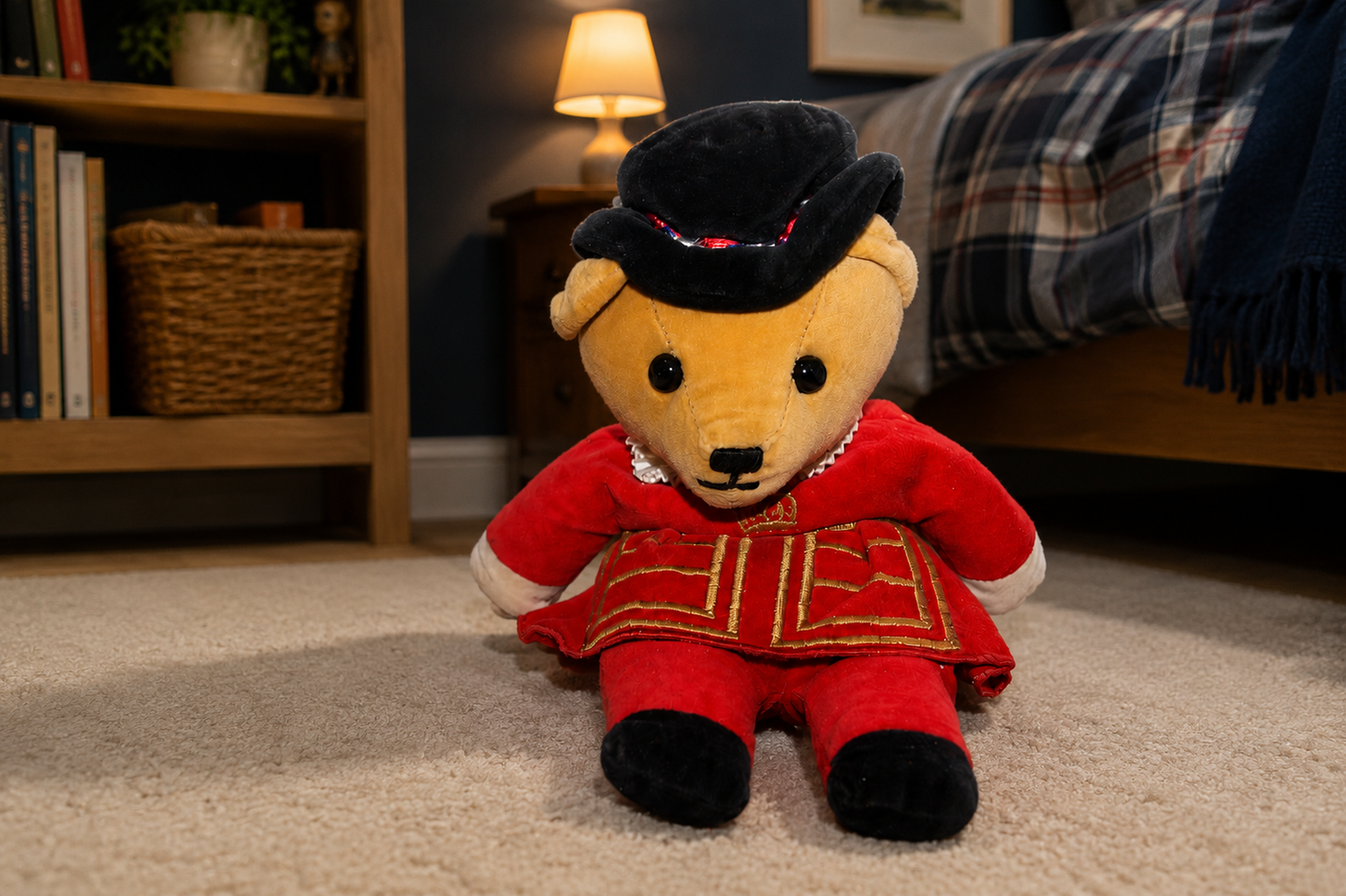 British Beefeater Teddy Bear Handmade Soft Toy Made in England