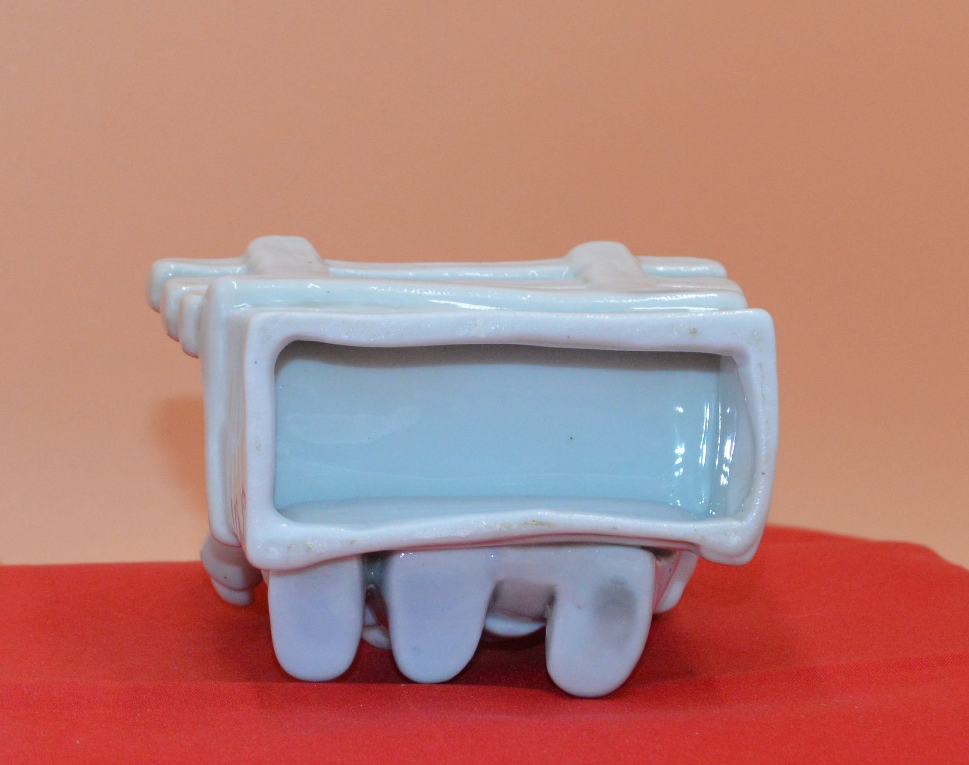 DOG COUPLE SITTING ON A BENCH - TMD167207