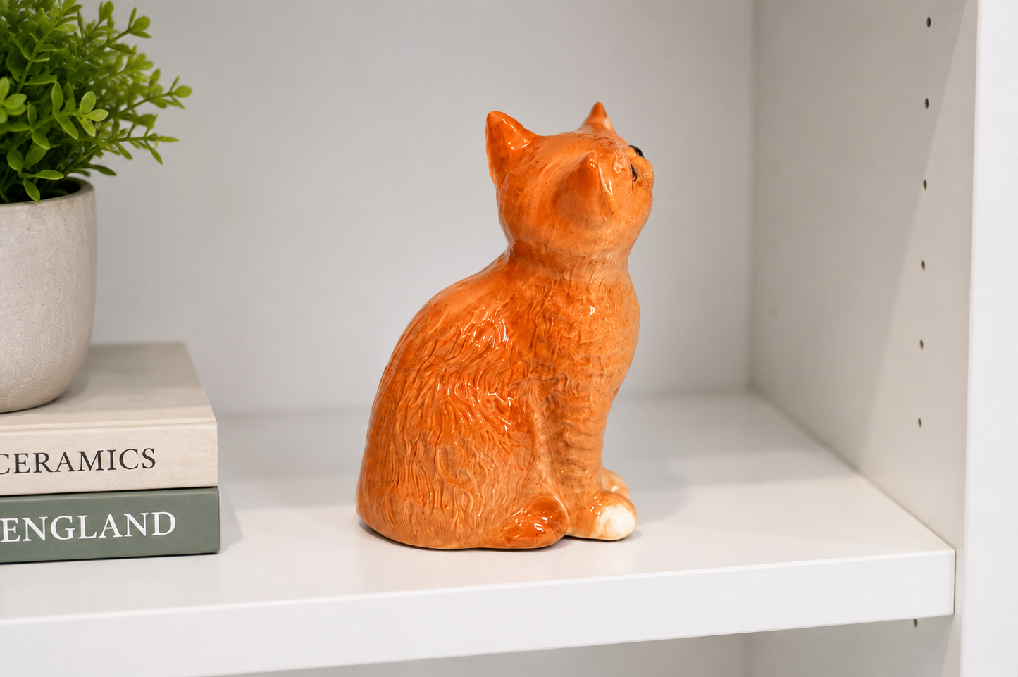 Vintage Beswick Persian Ginger Cat Figurine – England Ceramic Collectable