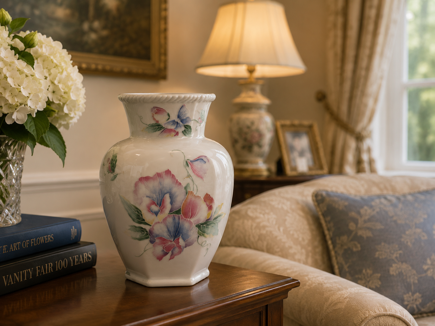 Aynsley Hexagonal Vase – Little Sweetheart Fine Bone China