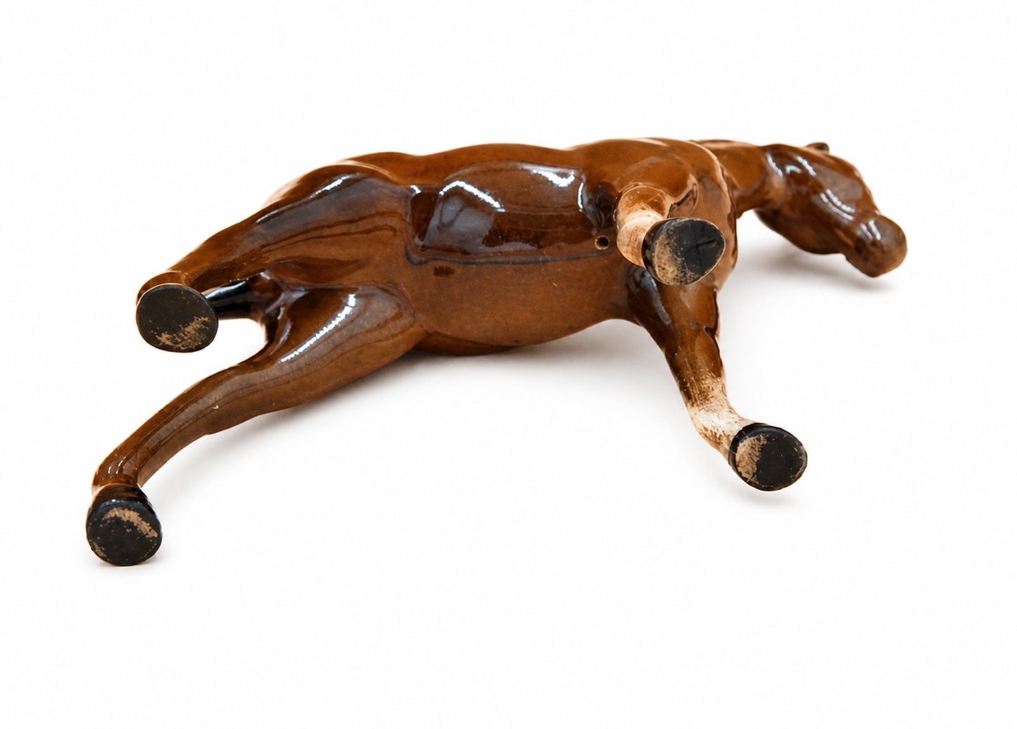 Vintage Beswick Horse Figurines JBH 30 Standing Foal & Beswick 915 Seated Foal – England