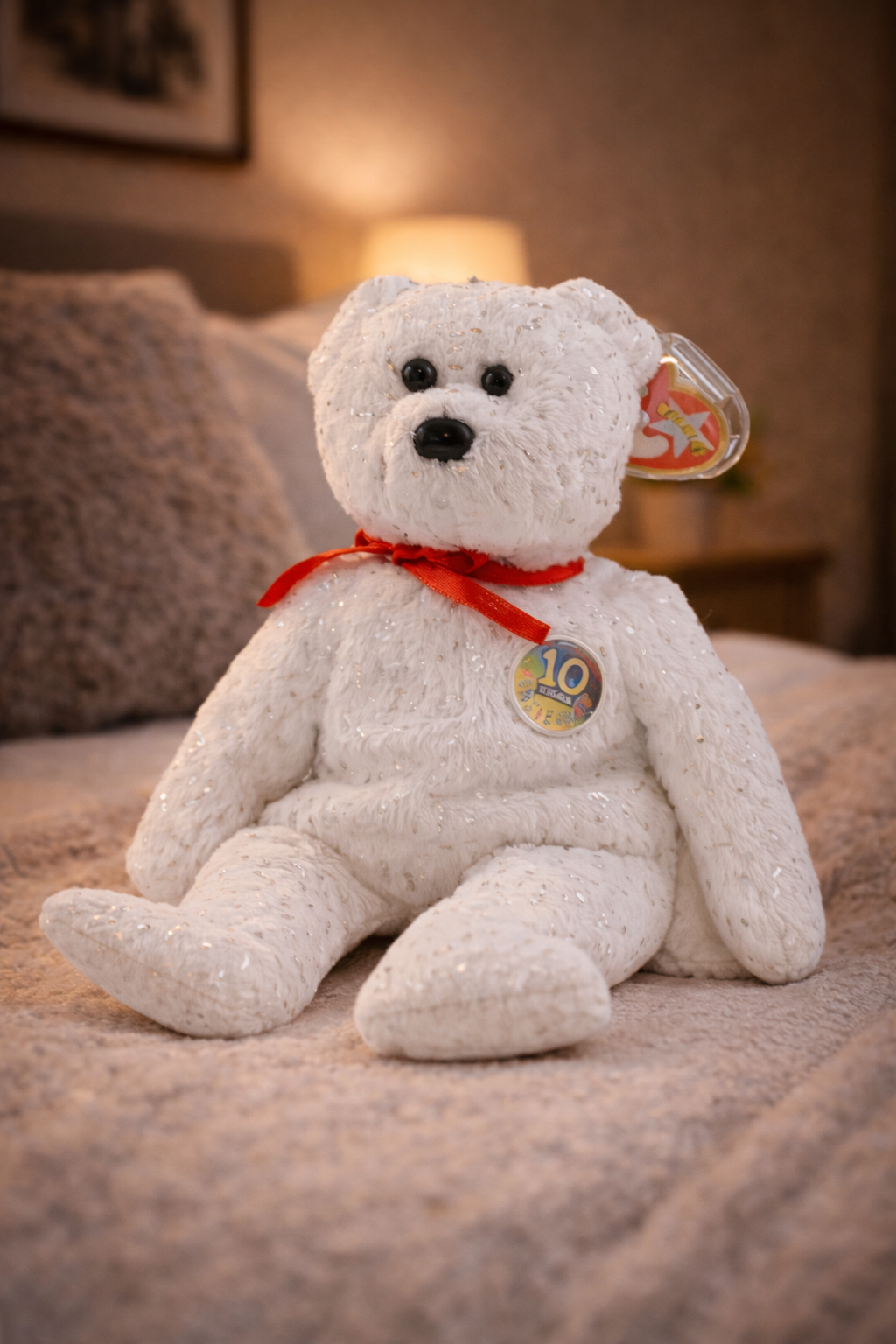 Beanie Babies Decade Anniversary Bear"