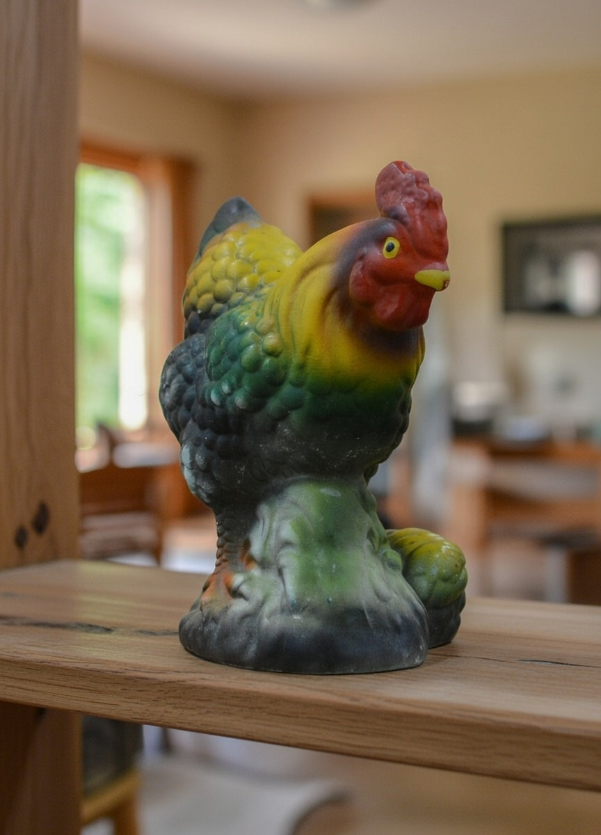 Colourful Chicken Figurine