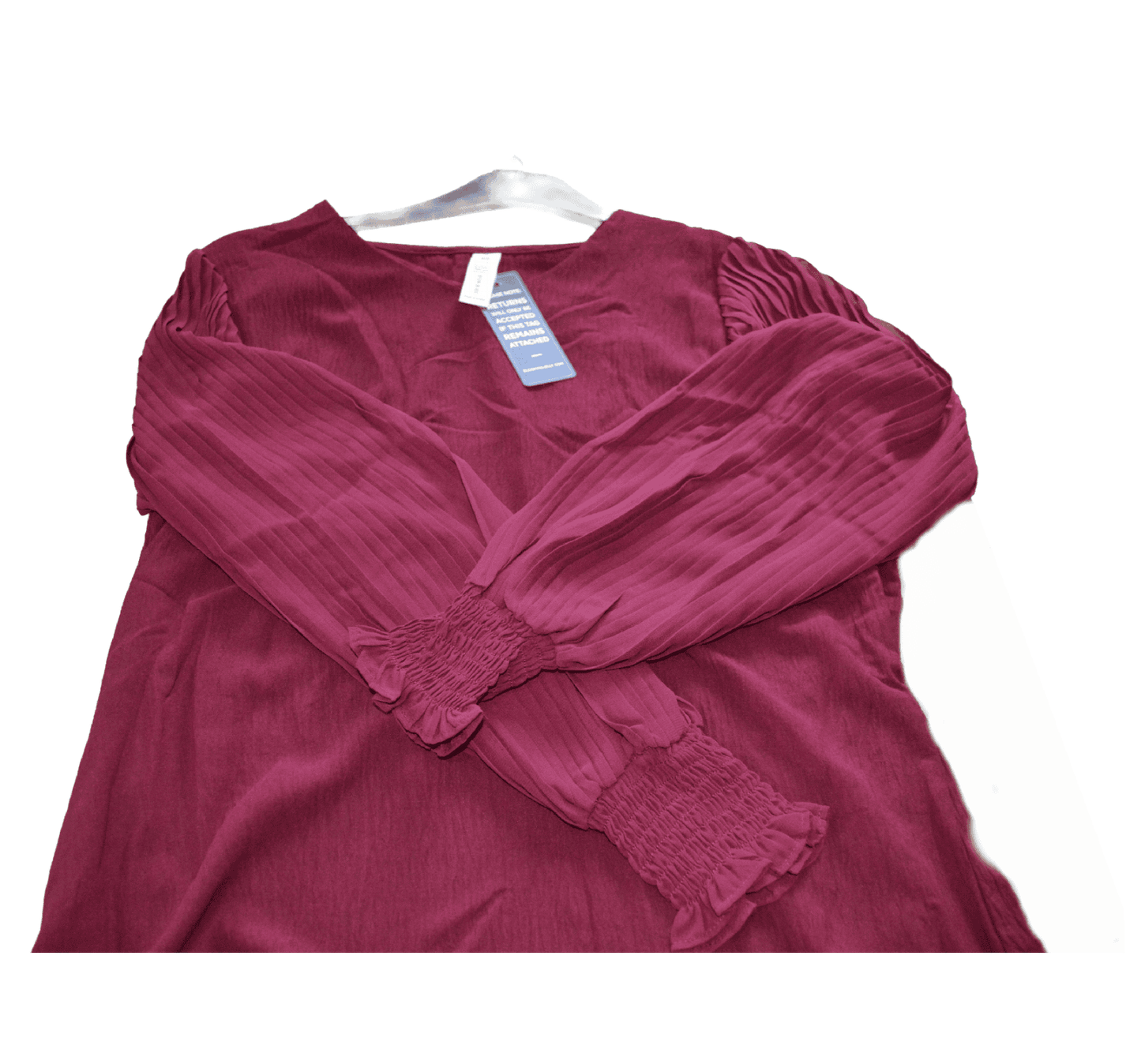 Blooming Jelly Women's Dark Red Top - TMD167207