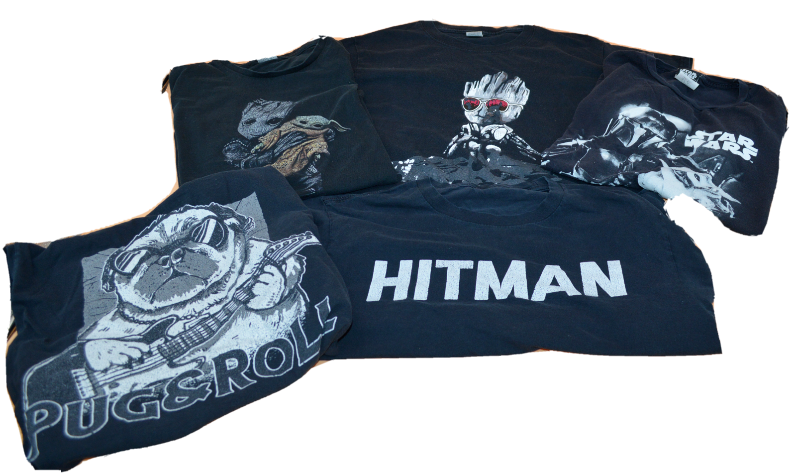 EIGHT CHARACTER BOYS T SHIRTS MANDALORIAN GROOT & OTHERS - TMD167207