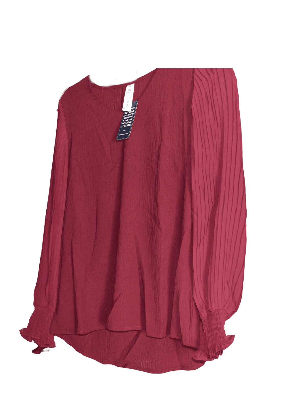 Blooming Jelly Women's Dark Red Top - TMD167207