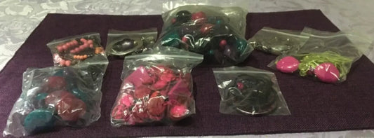 Jewellery Bundle of 8 – Handpicked Pink & Purple Beaded Necklaces