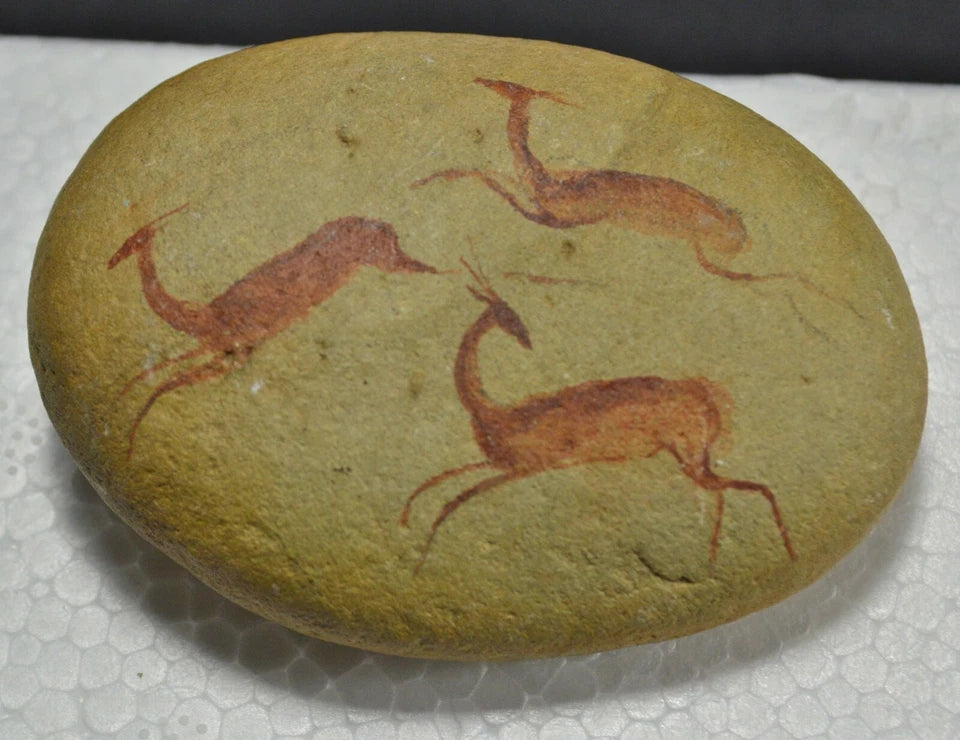 Hand-Painted Pebbles – Unique Animal & Landscape Designs