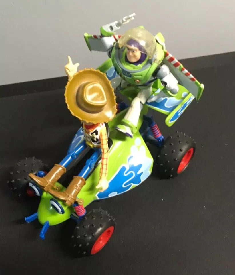 1990’s Toy Story Woody & Buzz Lightyear Action Figures with Free Wheeling RC - TMD167207