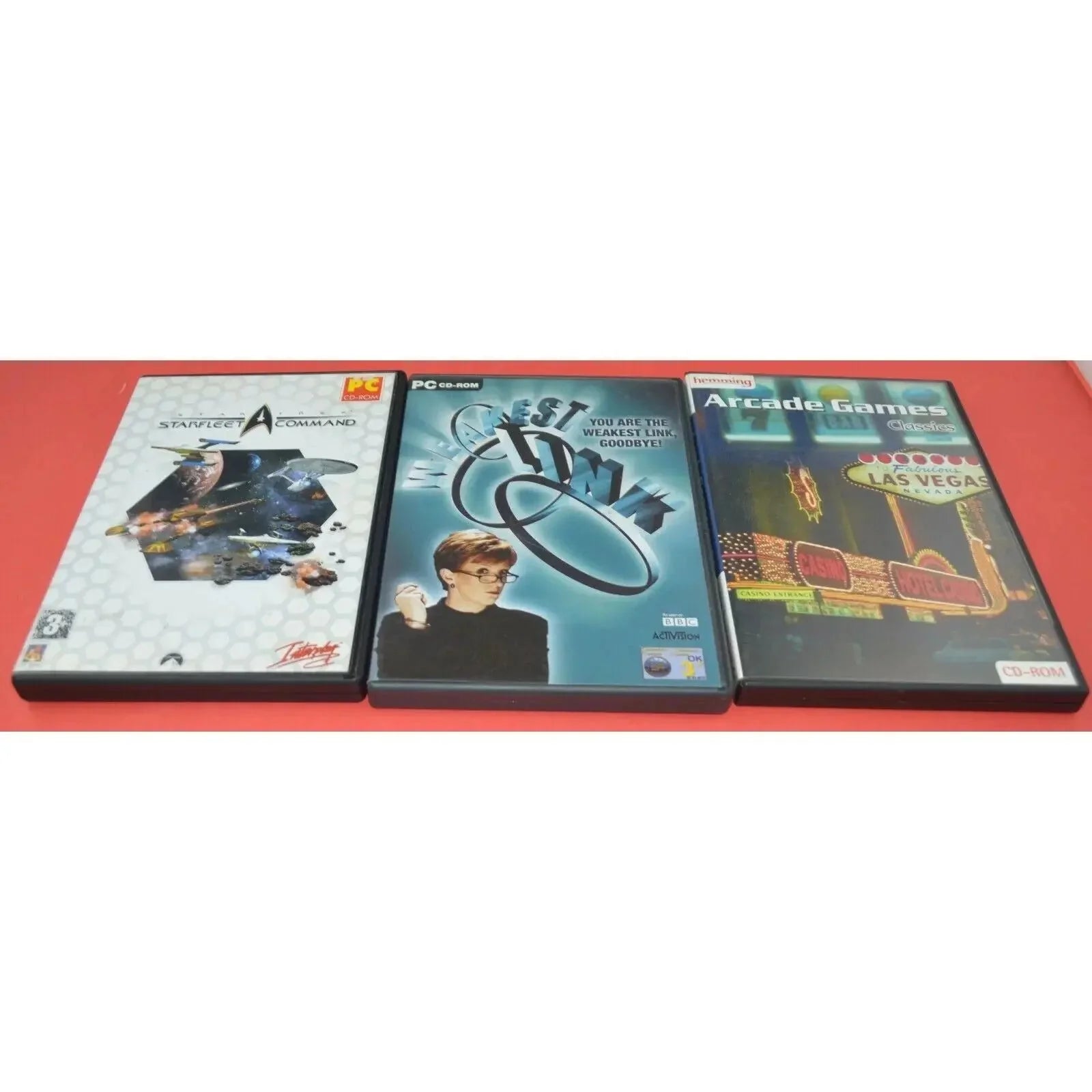 3 PC GAMES WEAKEST LINK/STAR TREK STARFLEET | CLASSIC ARCADE GAME - TMD167207