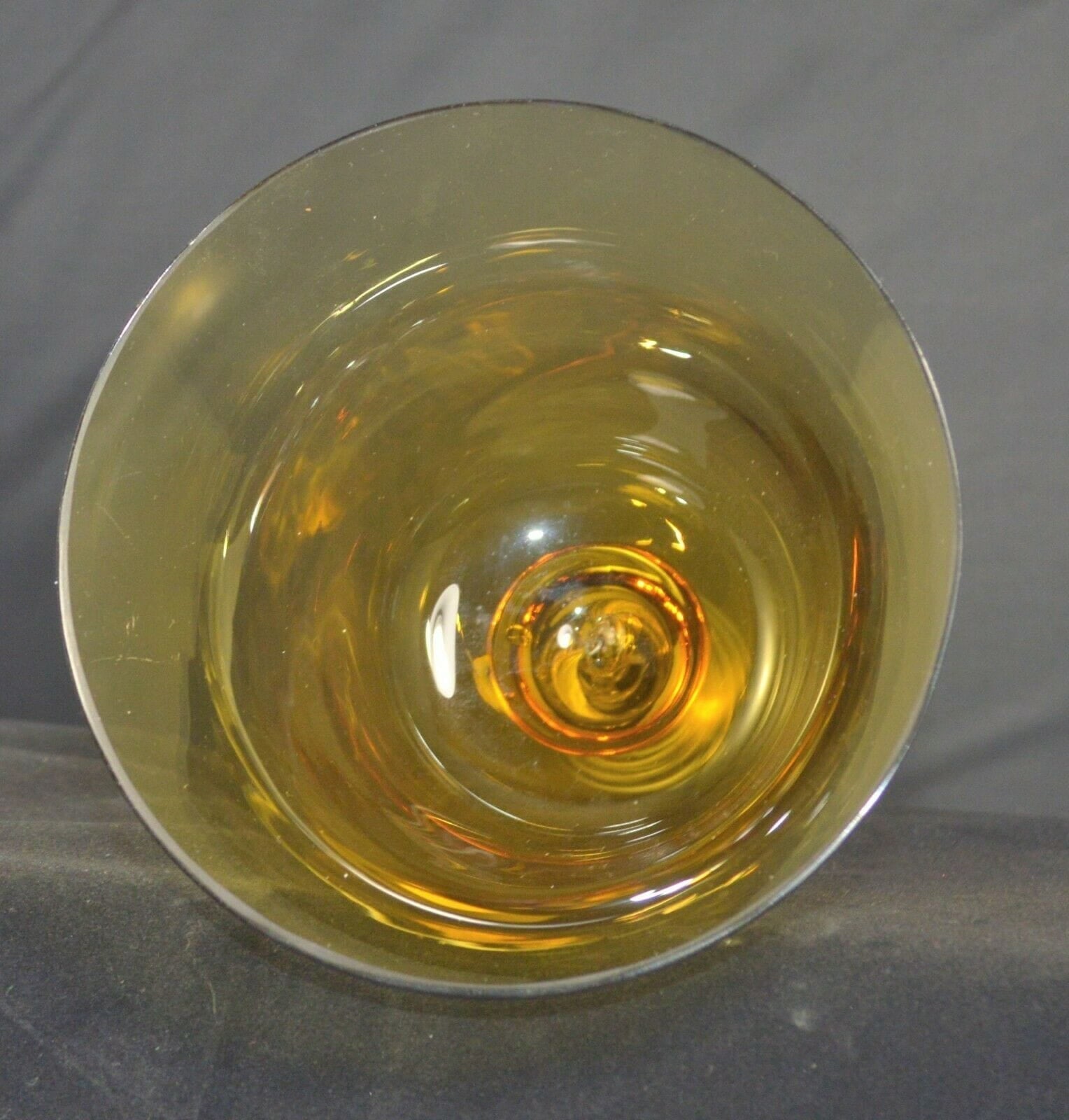 AMBER GLASS BELL(PREVIOUSLY OWNED NO CLANGER) GOOD CONDITION - TMD167207
