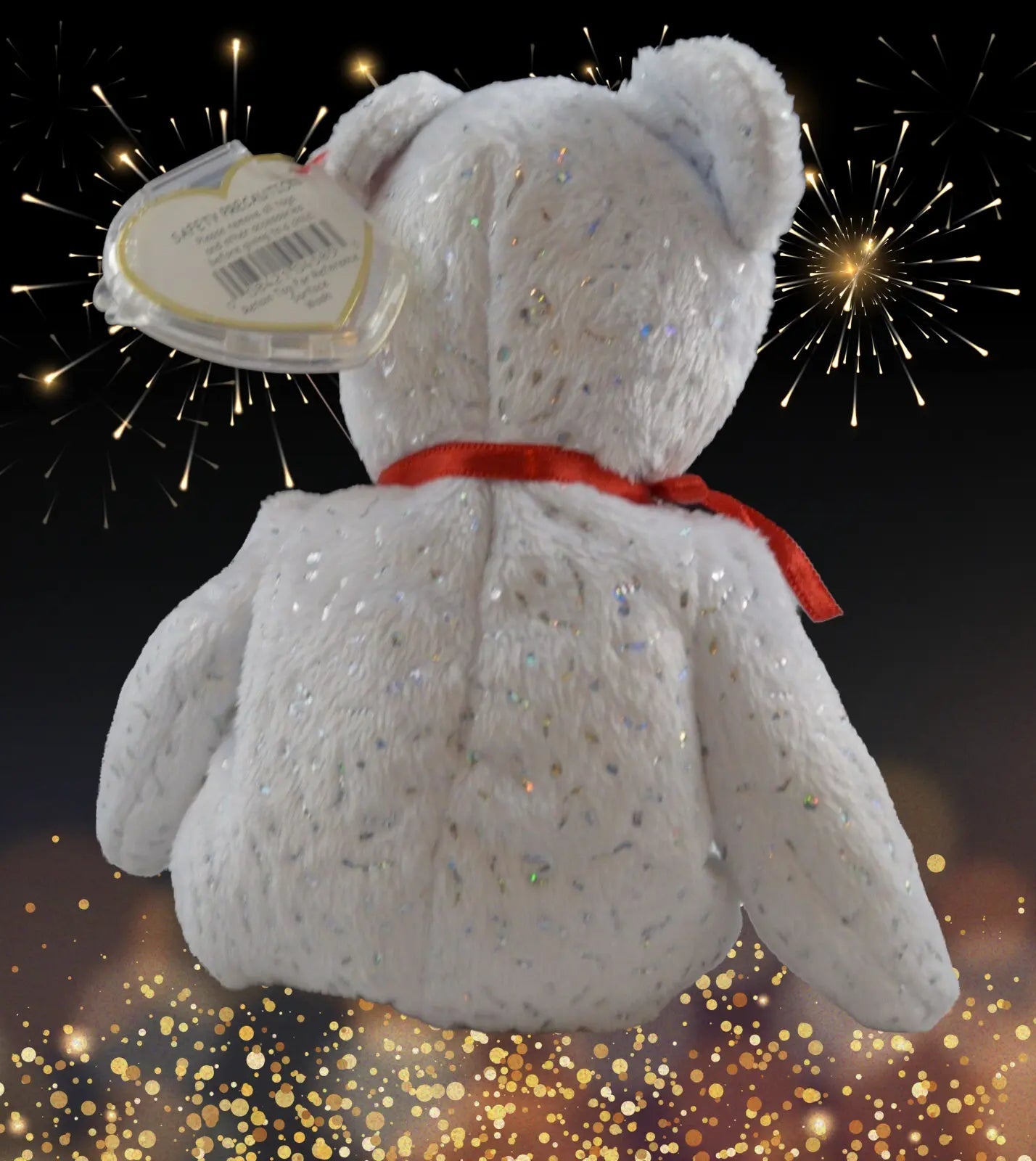 BEANIE BABIES ANNIVERSARY BEAR DECADE GOOD CONDITION - TMD167207