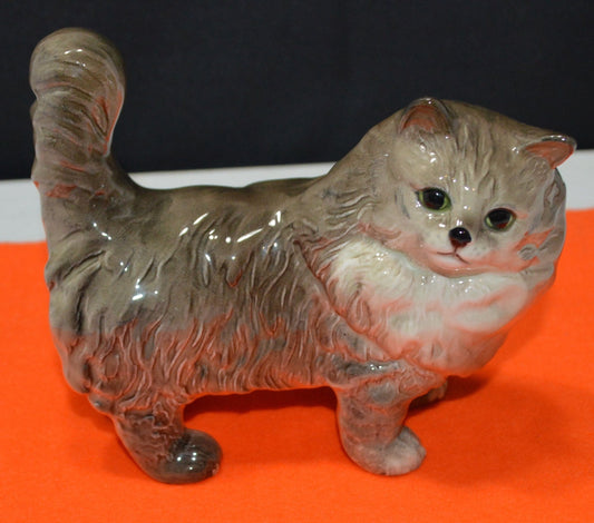BESWICK SMALL PERSIAN GREY CAT FIGURINE MODEL 1898 (PREVIOUSLY OWNED) VERY GOOD CONDITION - TMD167207