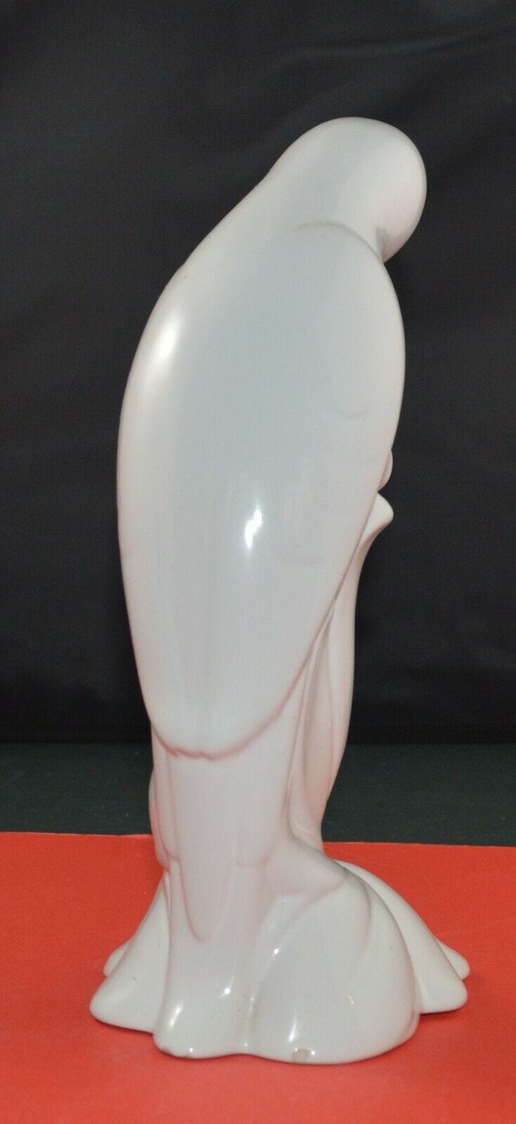 BIRD FIGURINE ELEVEN INCH WHITE PARROT FIGURINE( PREVIOUSLY OWNED)GOOD CONDITION - TMD167207