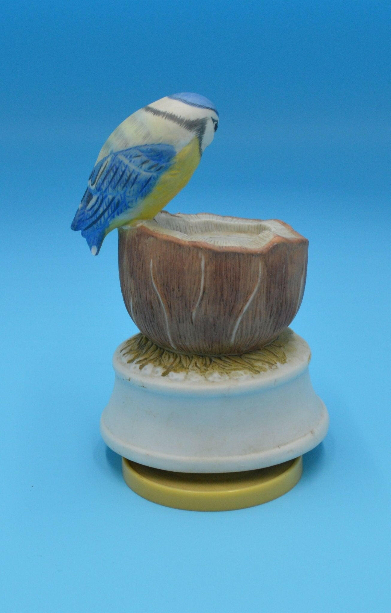 BIRD FIGURINE J.B.G. MUSICAL BLUE TIT ORNAMENT PLAYS MY WAY - TMD167207
