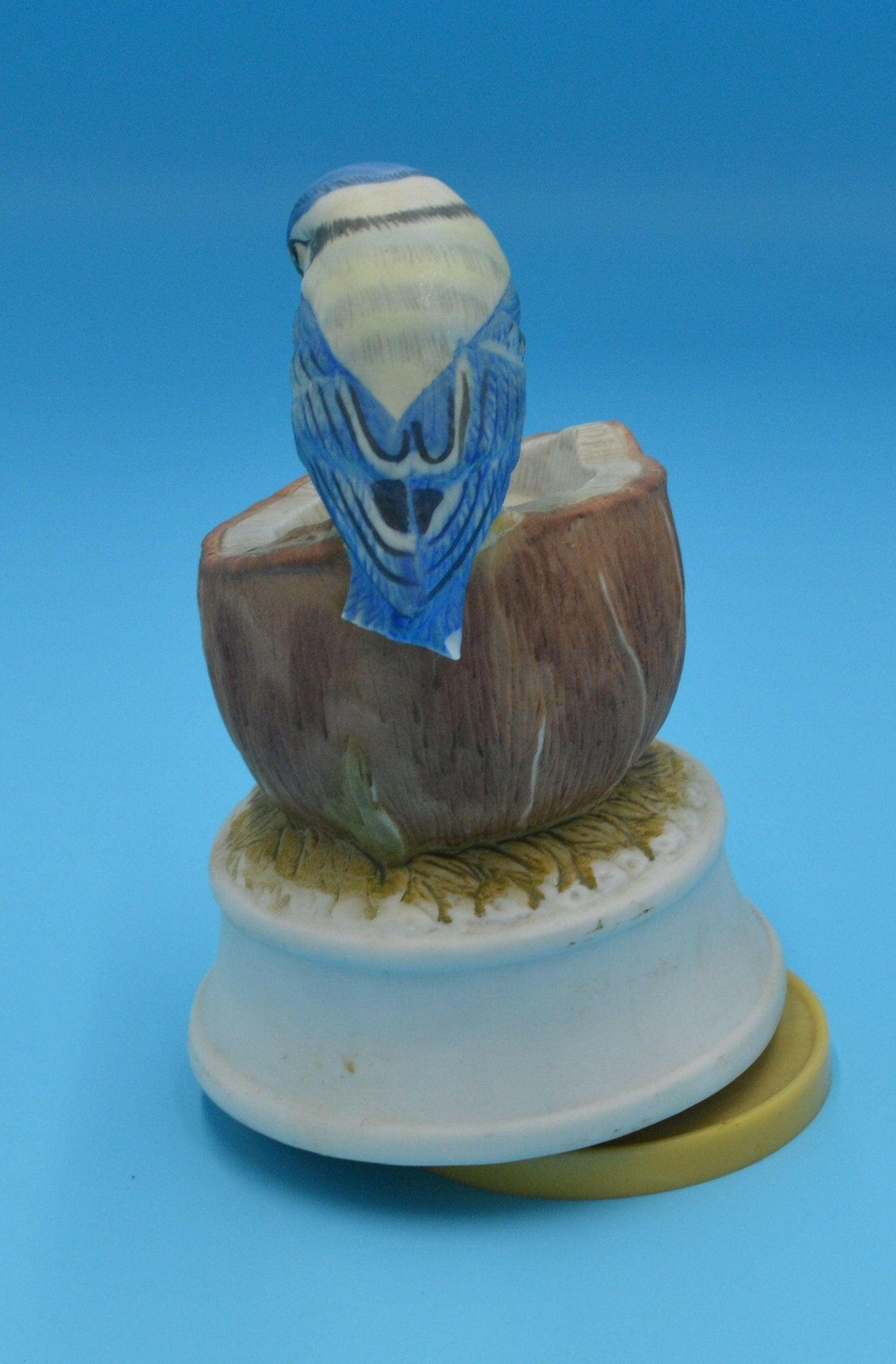 BIRD FIGURINE J.B.G. MUSICAL BLUE TIT ORNAMENT PLAYS MY WAY - TMD167207