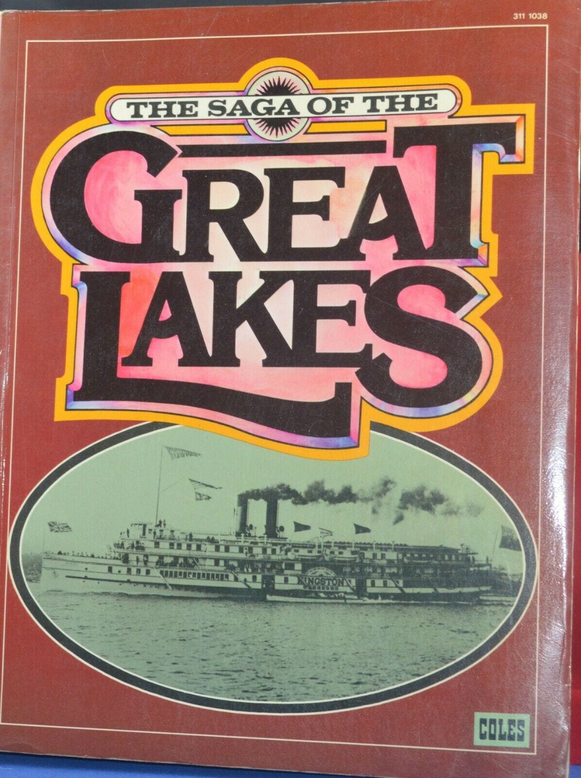 BOOK THE SAGA OF THE GREAT LAKES(PREVIOUSLY OWNED)GOOD CONDITION - TMD167207