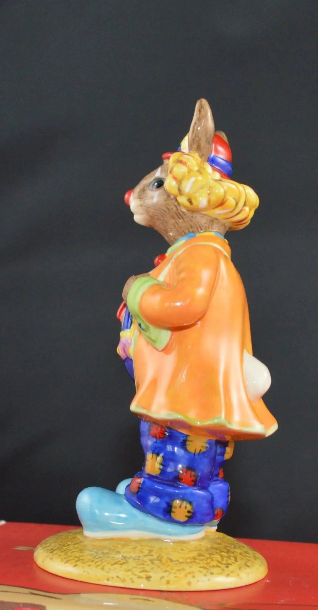 BOXED ROYAL DOULTON BUNNYKINS CLARENCE THE CLOWN DB332 (PREVIOUSLY OWNED)VERY GOOD CONDITION - TMD167207