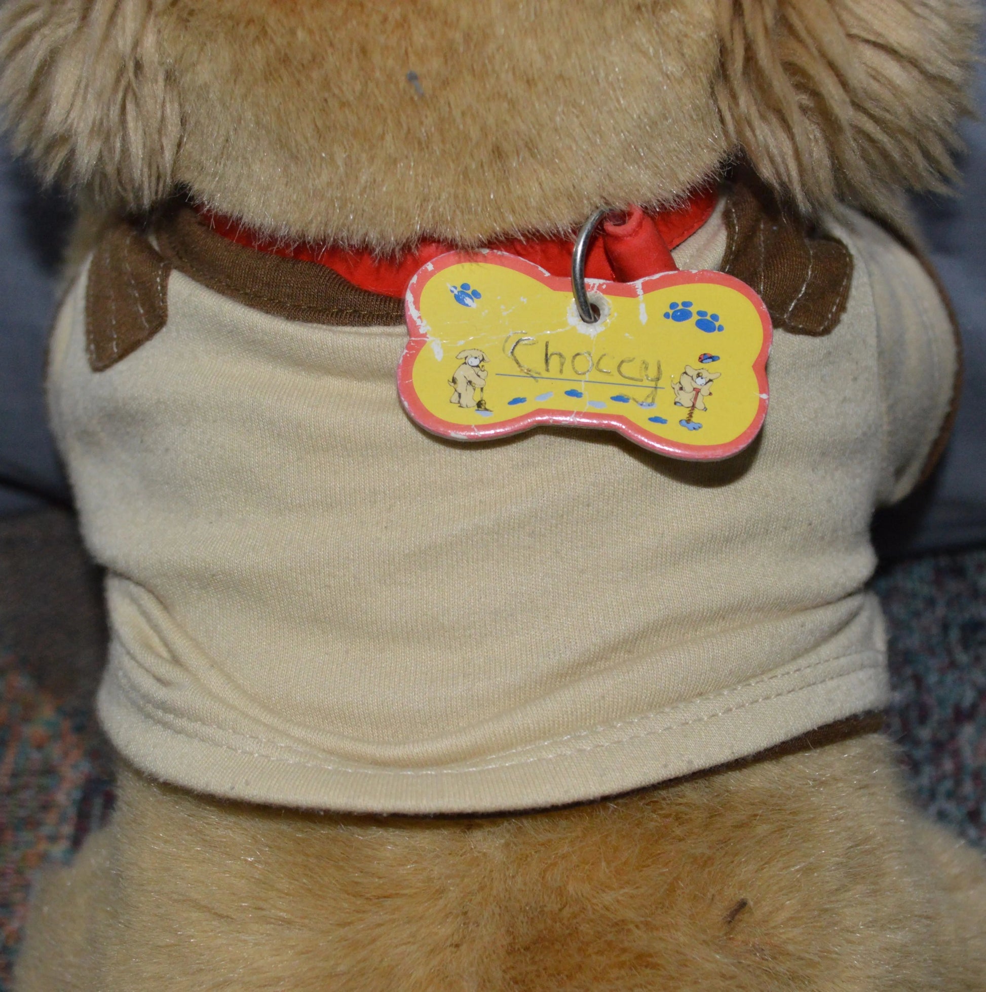 Build a Bear Soft Toy Dog - "Choccy" Wearing an "Off Roadin’" T-Shirt - TMD167207
