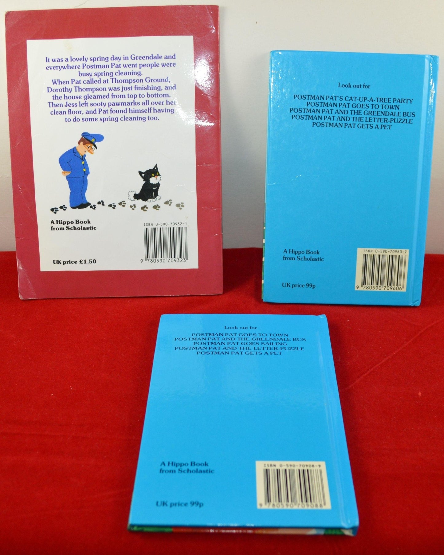 CHILDRENS BOOKS THREE POSTMAN PAT BOOKS by JOHN CUNLIFFE - TMD167207