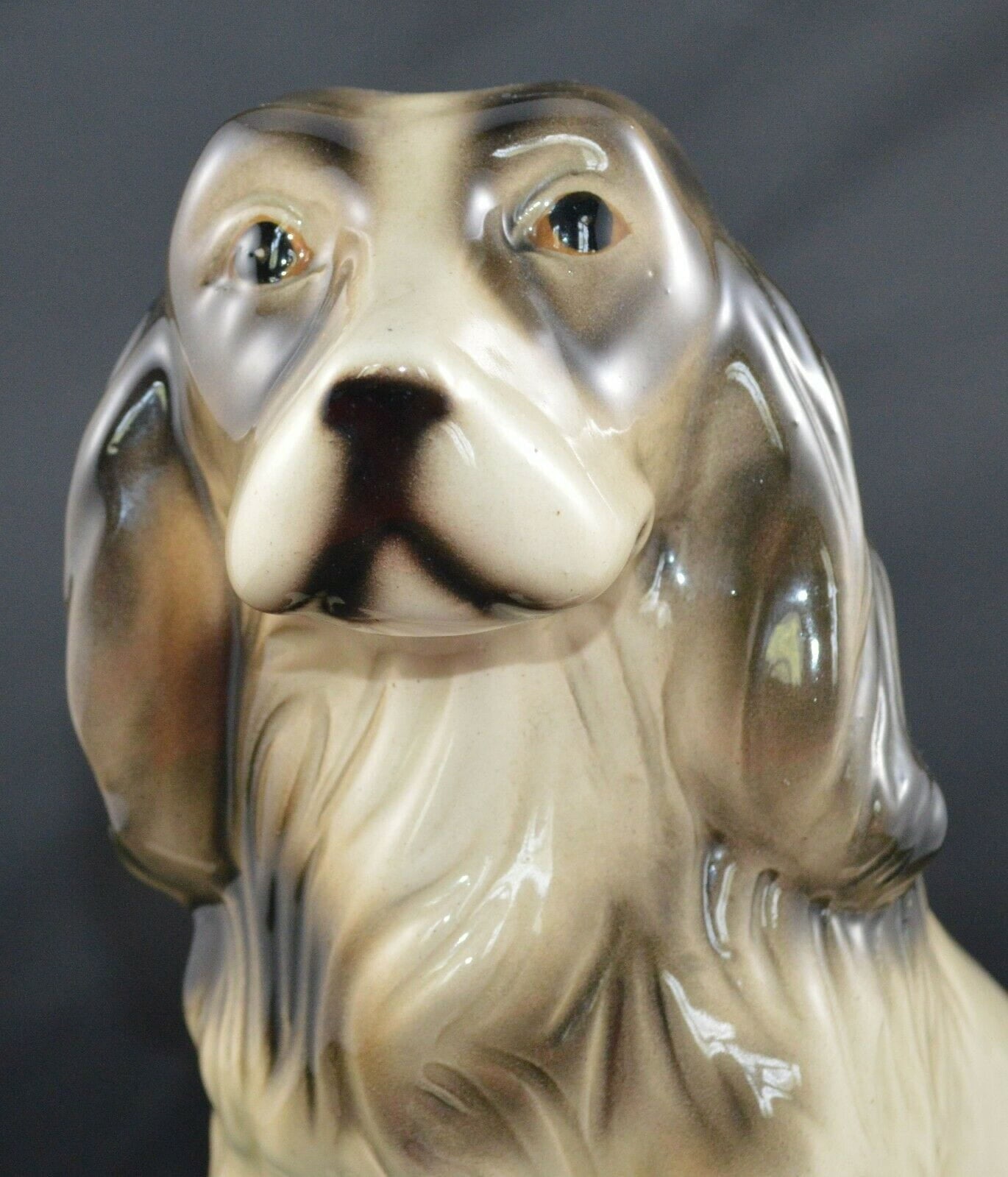 DECORATIVE DOG ORNAMENT SAD LOOKING SPANIEL FIGURINE(PREVIOUSLY OWNED) GOOD CONDITION - TMD167207