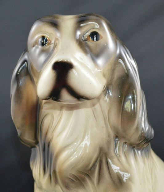 DECORATIVE DOG ORNAMENT SAD LOOKING SPANIEL FIGURINE(PREVIOUSLY OWNED) GOOD CONDITION - TMD167207
