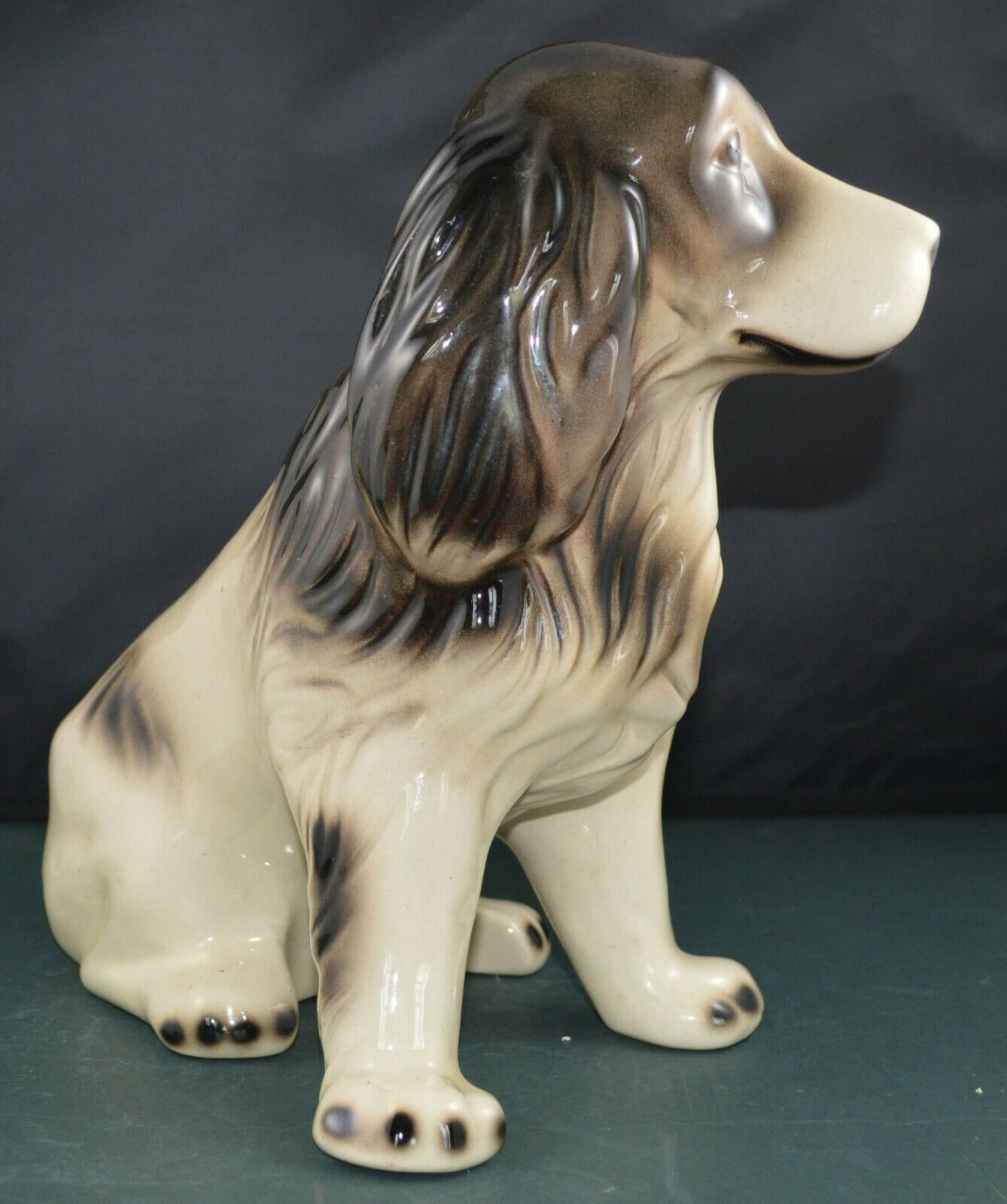DECORATIVE DOG ORNAMENT SAD LOOKING SPANIEL FIGURINE(PREVIOUSLY OWNED) GOOD CONDITION - TMD167207