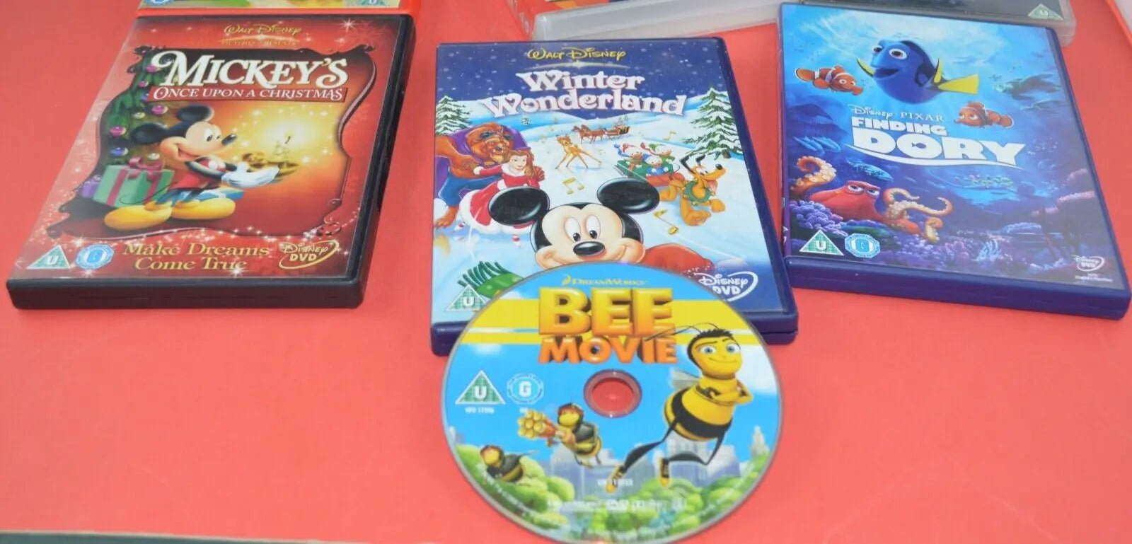 DVDs MICKEY’S ONCE UPON A CHRISTMAS/W.D.WINTER WONDERLAND/FINDING DORY/THE BEE MOVIE - TMD167207