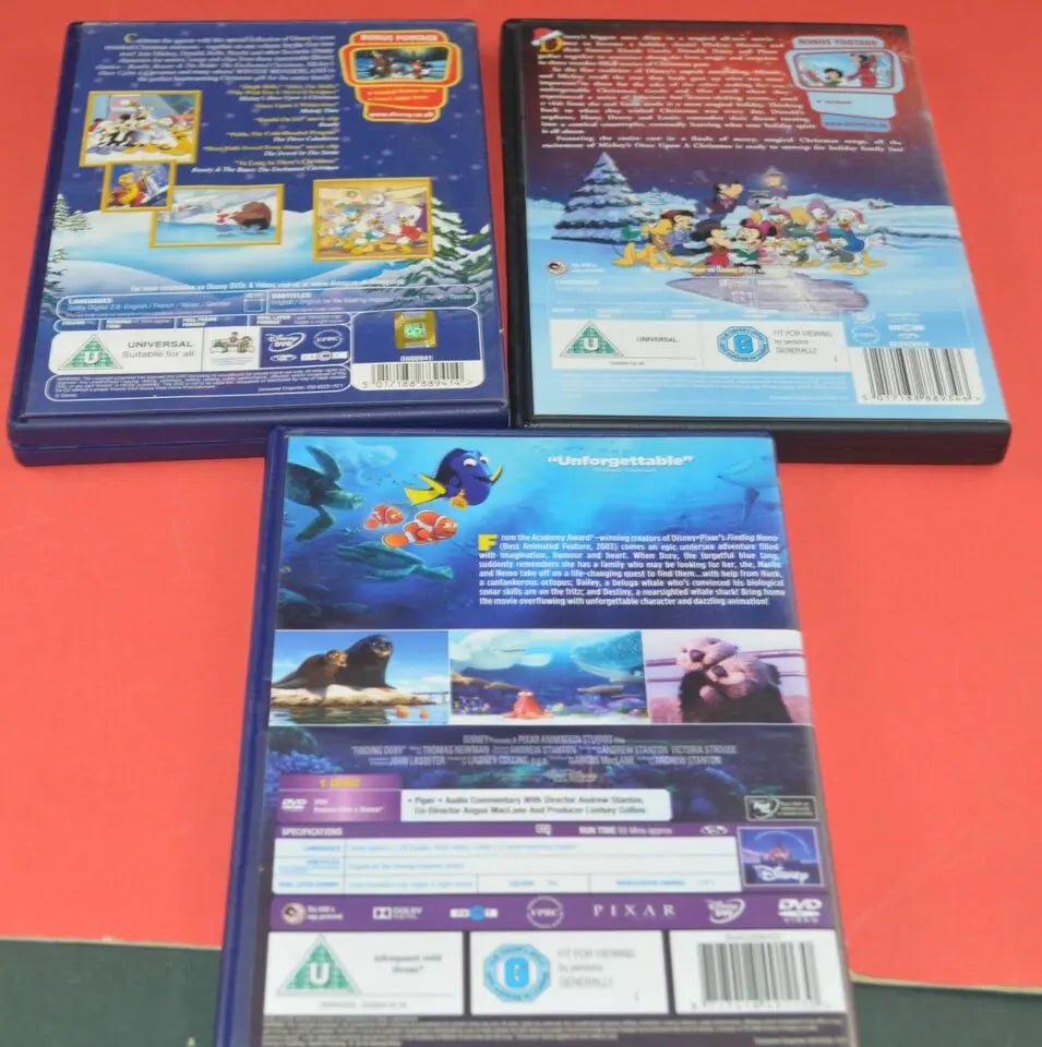 DVDs MICKEY’S ONCE UPON A CHRISTMAS/W.D.WINTER WONDERLAND/FINDING DORY/THE BEE MOVIE - TMD167207