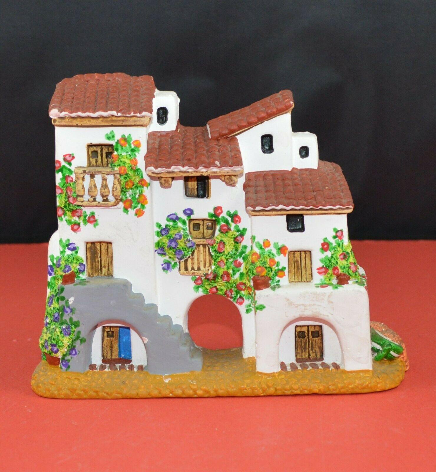 HAND MADE HAND DECORATED HANGING HOUSE DECORATIVE ORNAMENT - TMD167207