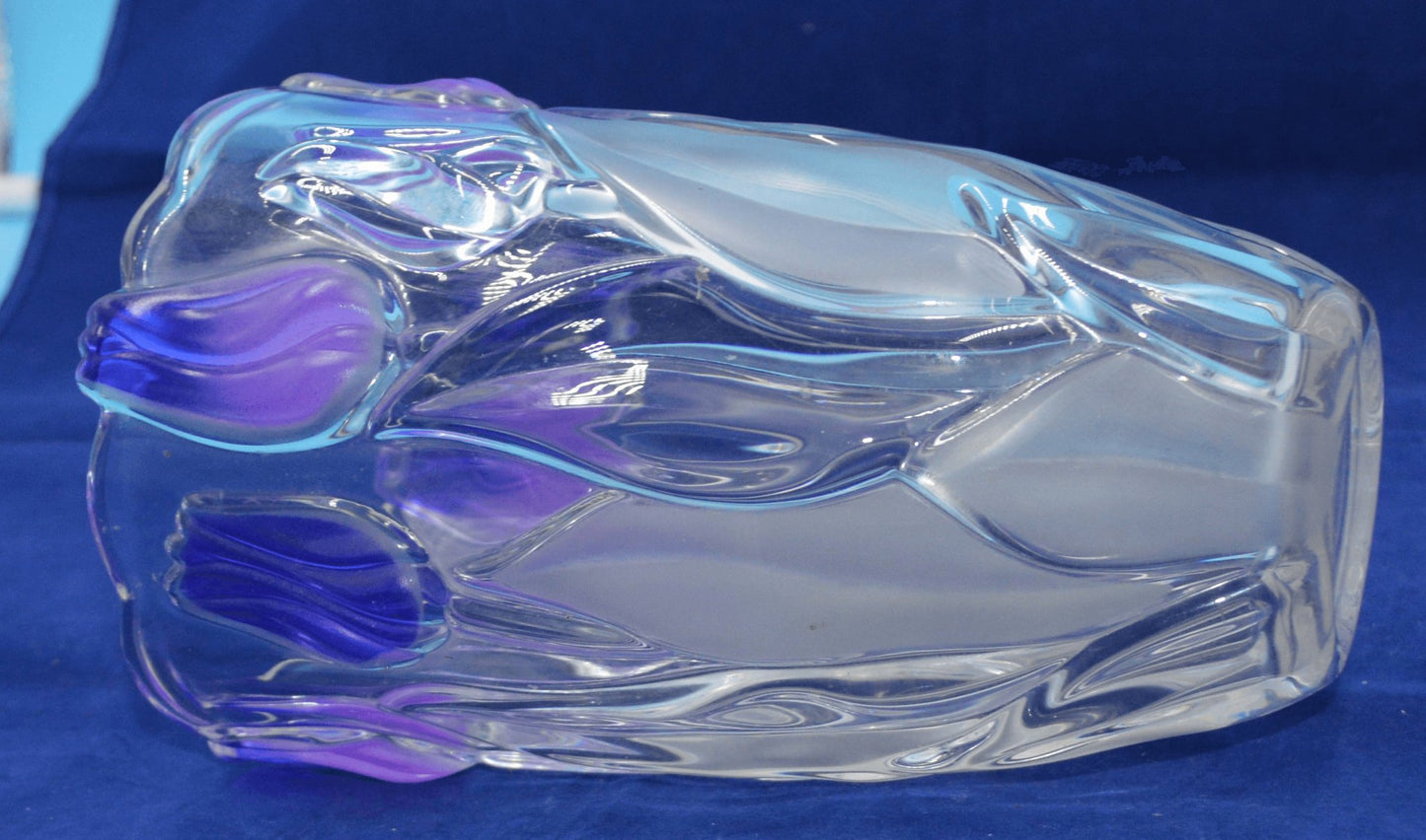HEAVY VASE WITH PURPLE TULIPS - TMD167207