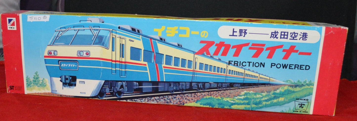 ICHIKO FRICTIO POWERED TINPLATE PASSENGER TRAIN AE-21 BOXED(PREVIOUSLY OWNED) GOOD CONDITION - TMD167207