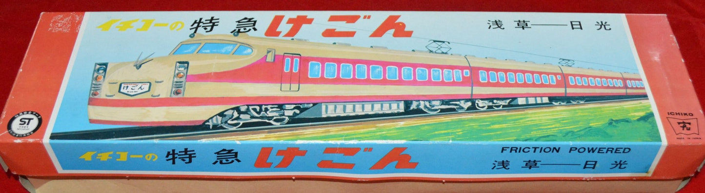 ICHIKO FRICTION POWERED TINPLATE PASSENGER TRAIN 6631 BOXED(PREVIOUSLY OWNED)GOOD CONDITION - TMD167207