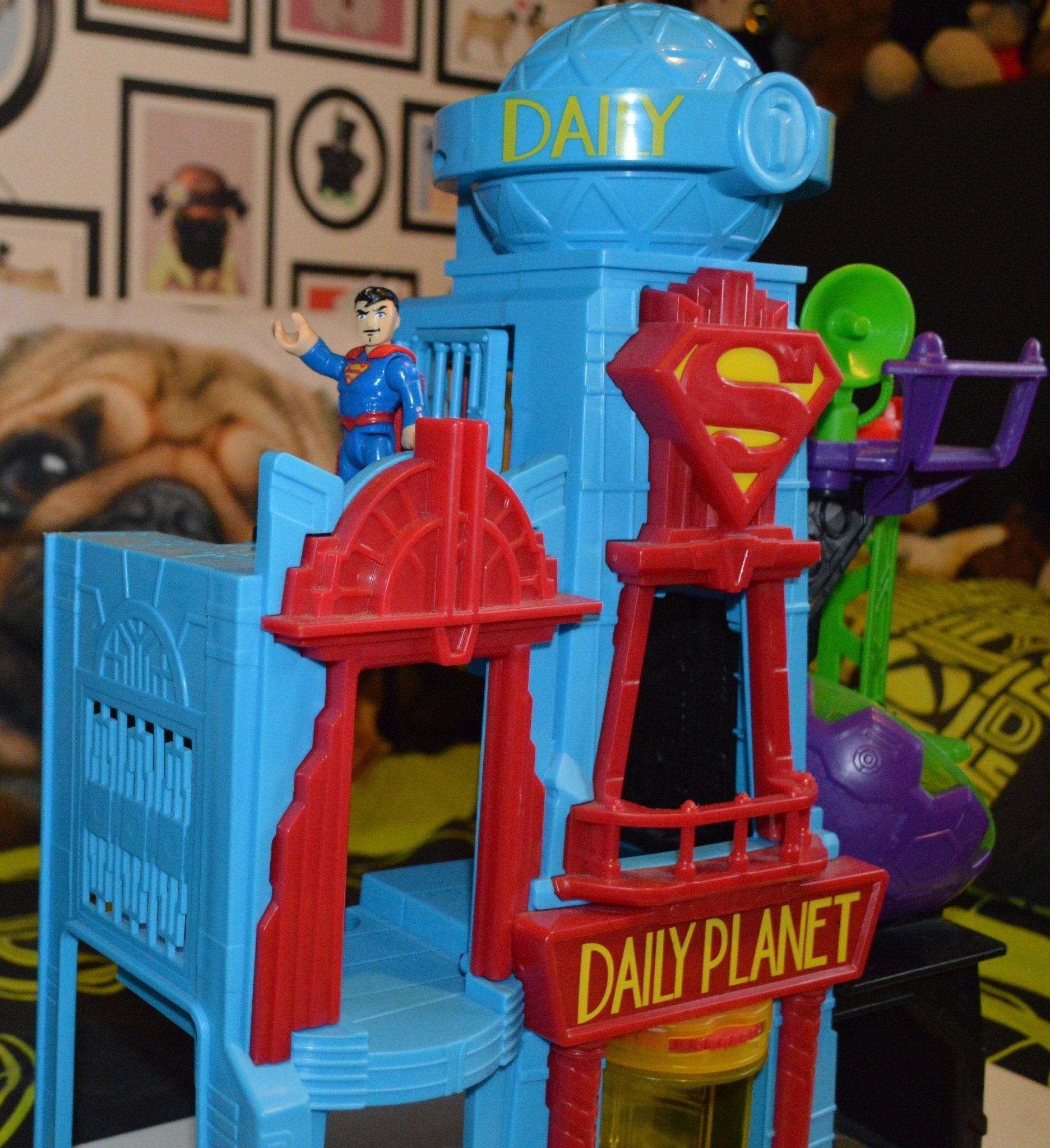 IMAGINEXT SUPER HERO FLIGHT CITY PLAY SET DHT62T/DNY07T/DTP30 BATMAN & SUPERMAN - TMD167207