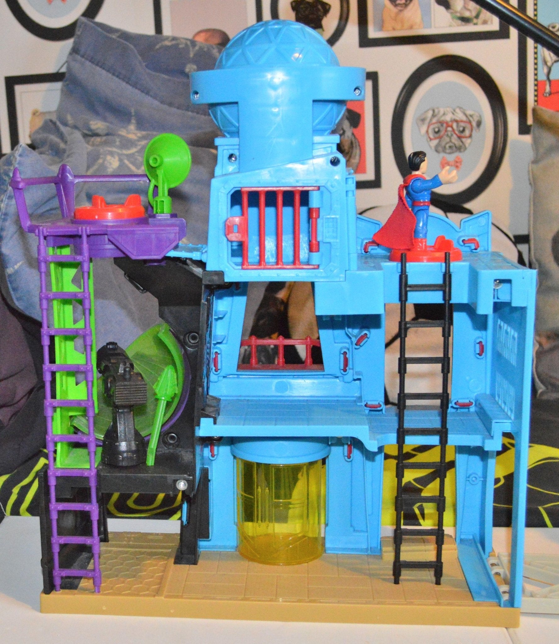 IMAGINEXT SUPER HERO FLIGHT CITY PLAY SET DHT62T/DNY07T/DTP30 BATMAN & SUPERMAN - TMD167207