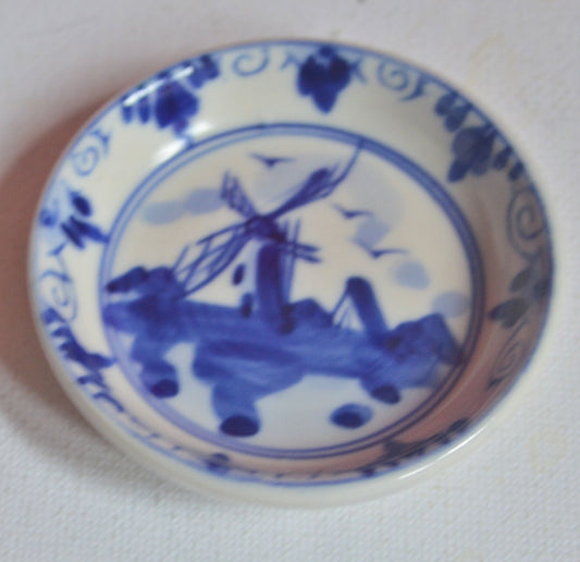 “MINIATURE DELFT PLATE DEPICTING A WINDMILL GOOD CONDITION” - TMD167207